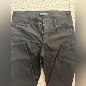 SANDPIPER Black Jeans with black jewels